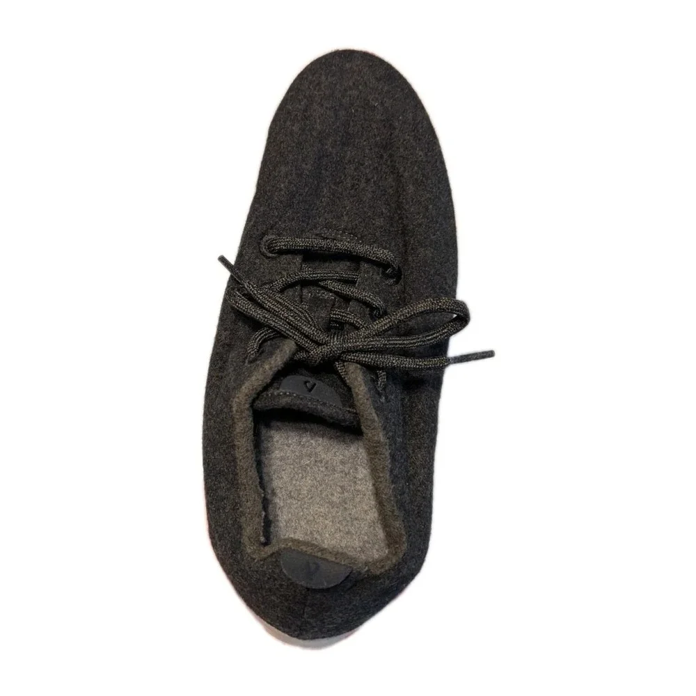 Allbirds Mens ZQ Merino Wool Runner Shoes Classic Sneakers Dark Gray Lace Sz 10